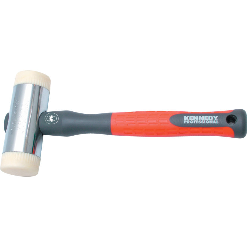 44mm DIAMETER HARD NYLON HAMMER(POLYPROPYLENE HANDLE)