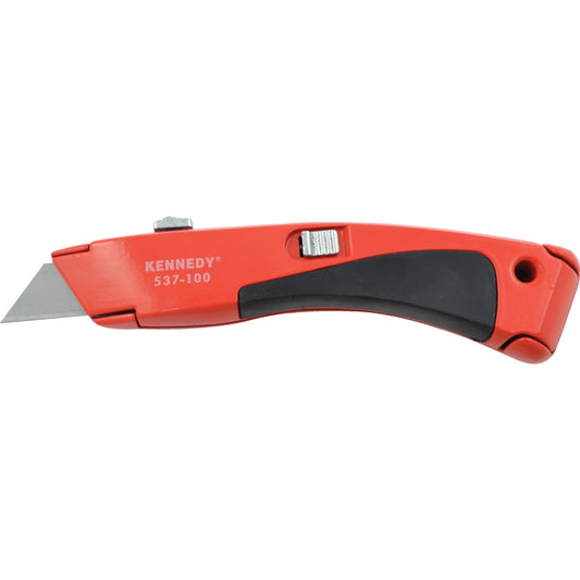 HERCULES RETRACTABLE BLADE TRIMMING KNIFE - RED