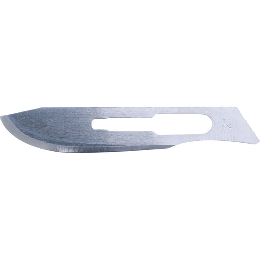 No.21 CARBON STEEL SURGICAL BLADE(PK-100)