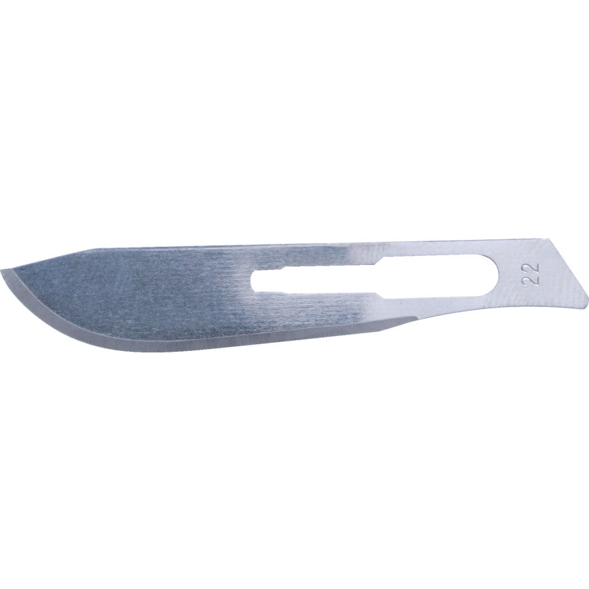 No.22 CARBON STEEL SURGICAL BLADE(PK-100)