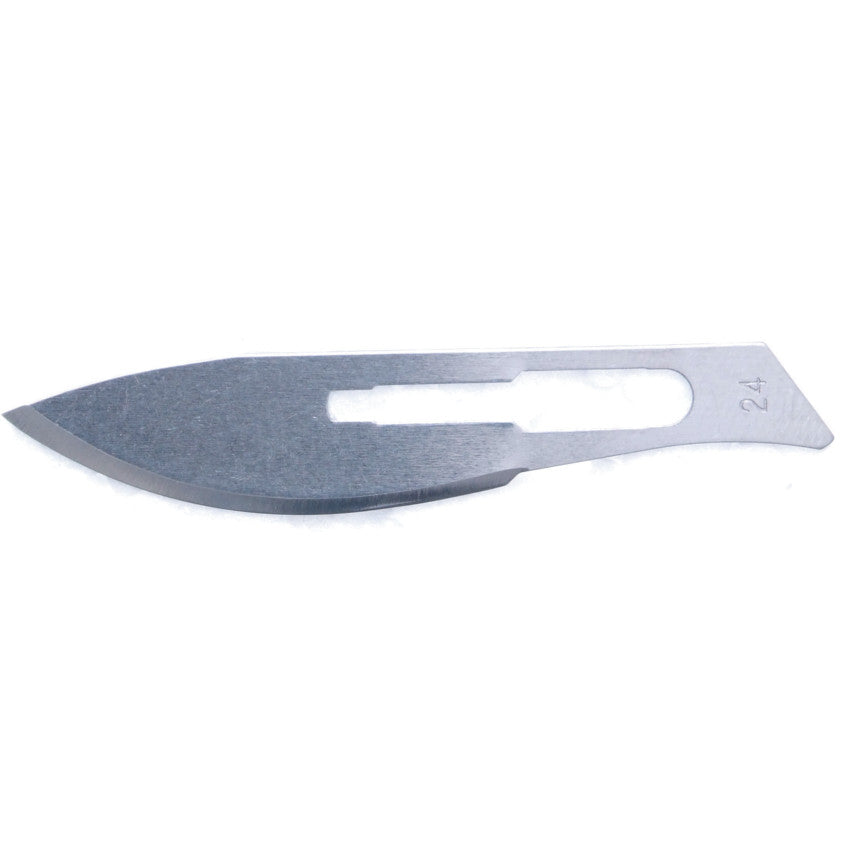 No.24 CARBON STEEL SURGICAL BLADE(PK-100)