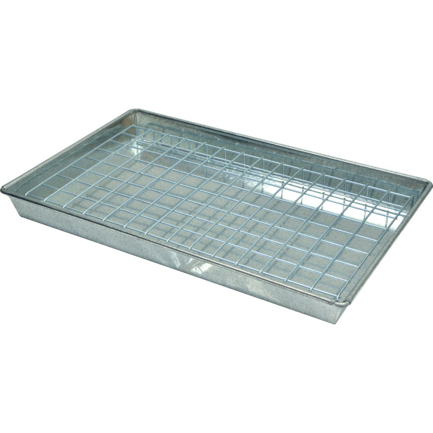 540x345x50 มิล GALVANISED DRIP TRAY C/W MESH