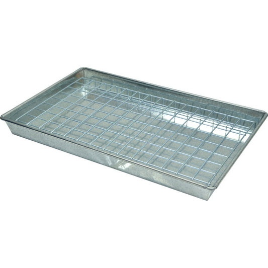 540x345x50 มิล GALVANISED DRIP TRAY C/W MESH