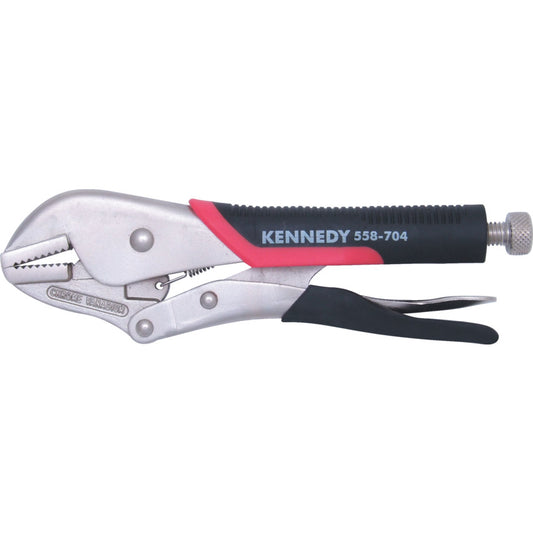 255mm/10" STRT JAW BI-MATERIALHANDLE GRIP WRENCH