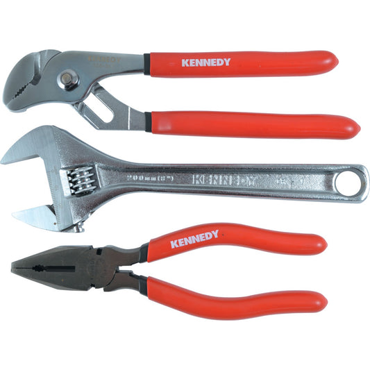 200mm CV PLIER & WRENCH SET 3-PCE