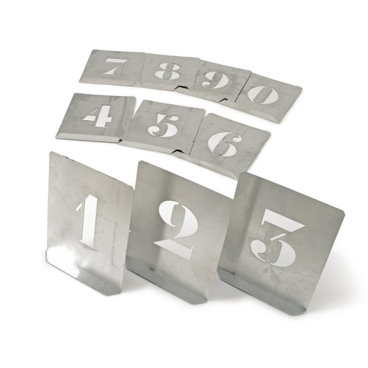 50mm (SET OF 10) STEEL STENCILFIGURES