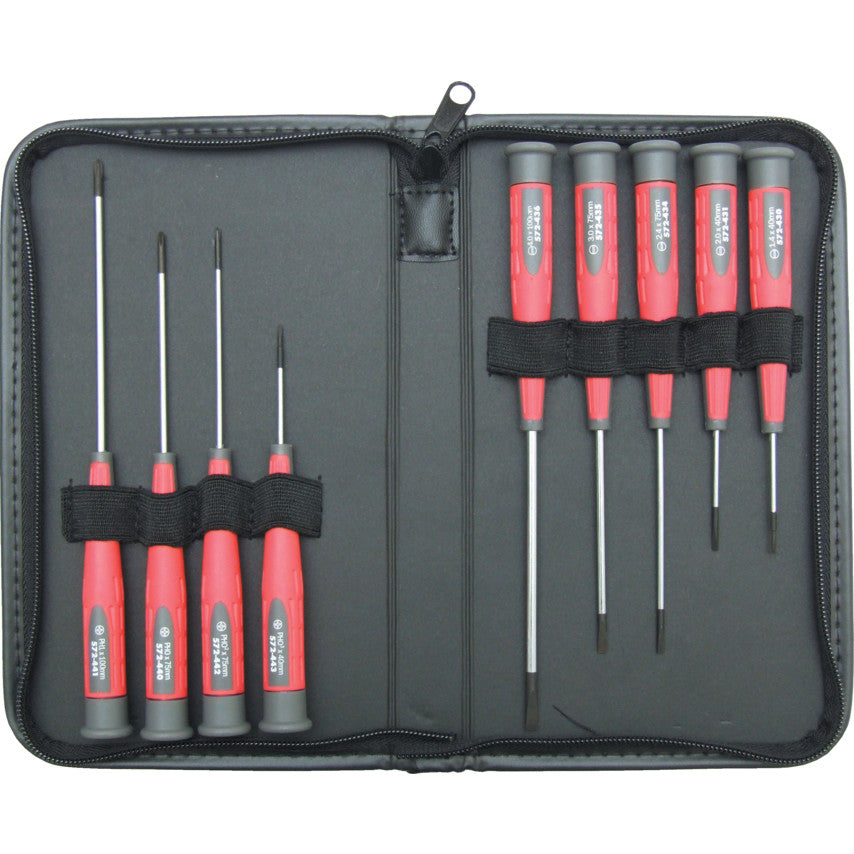 PRO-TORQ PRECISION SCREWDRIVERSET 9-PCE