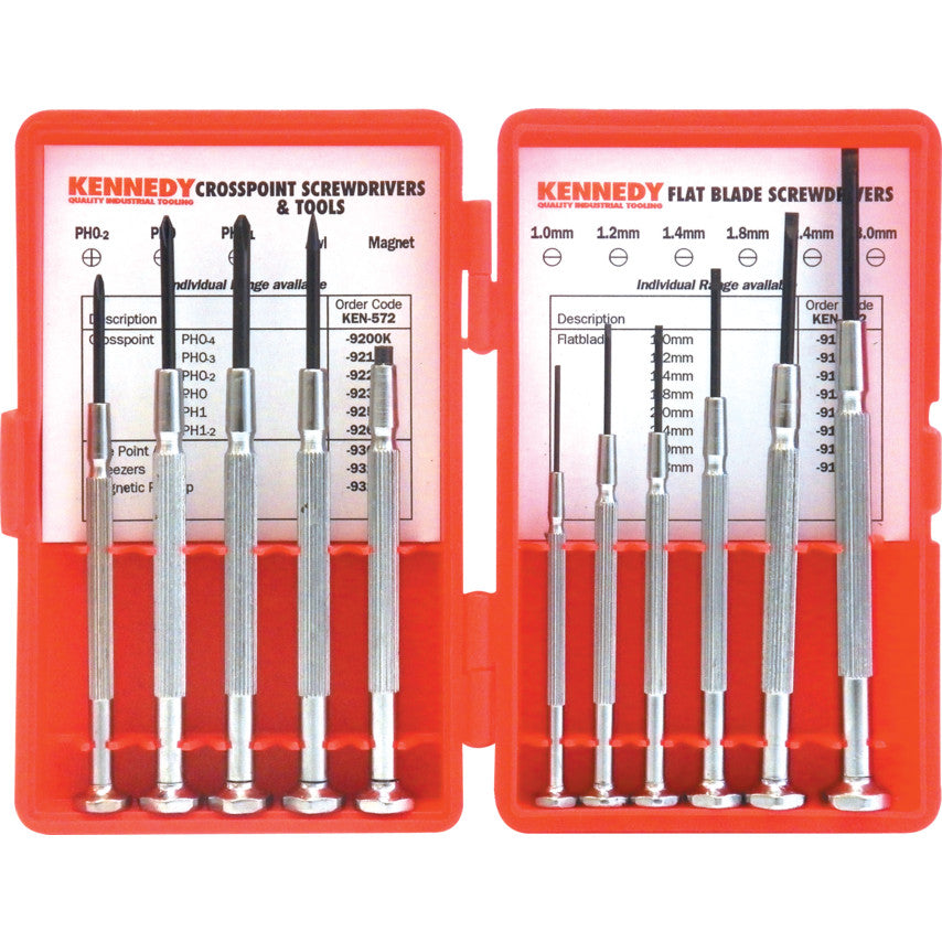 11-PCE PRECISION SCREWDRIVER & TOOL SET