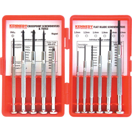 11-PCE PRECISION SCREWDRIVER & TOOL SET