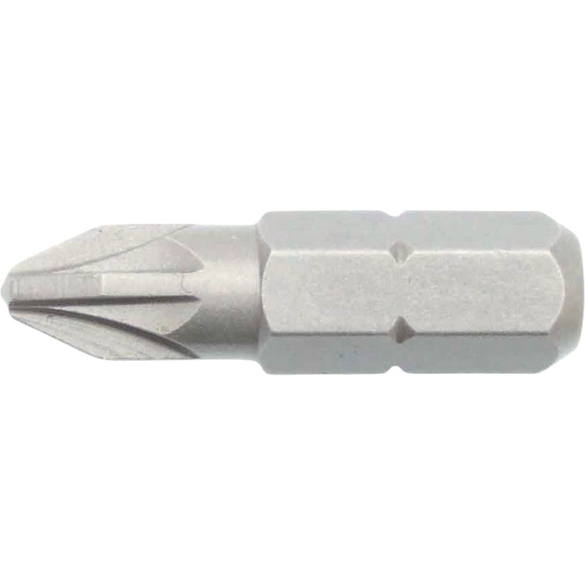 No.2x25mm POZIDRIVS/DRIVER BIT 1/4" HEX