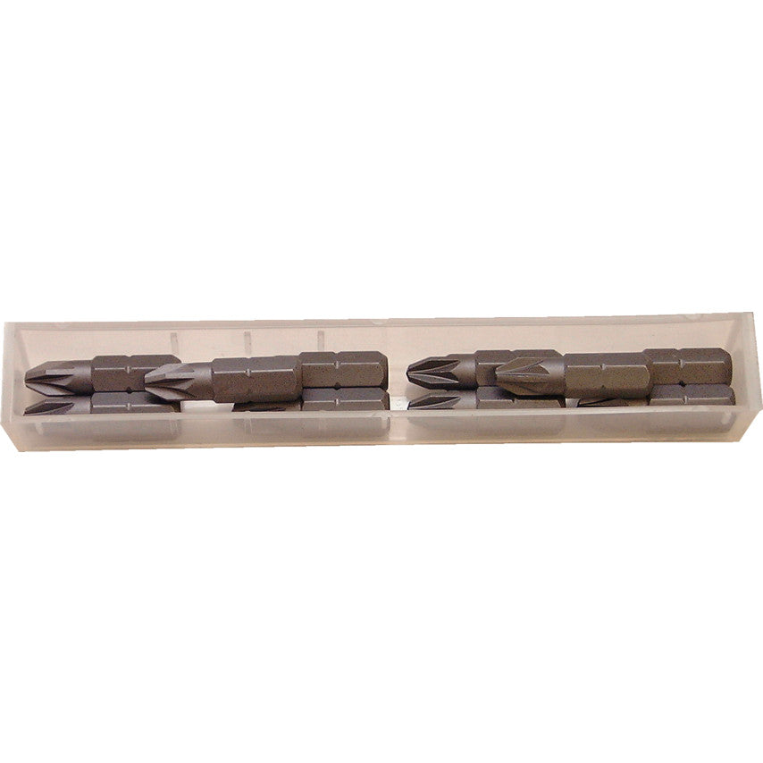 No.2 CROSS/PT S/DRIVER BIT 1/4"HEX STD (PK 10)