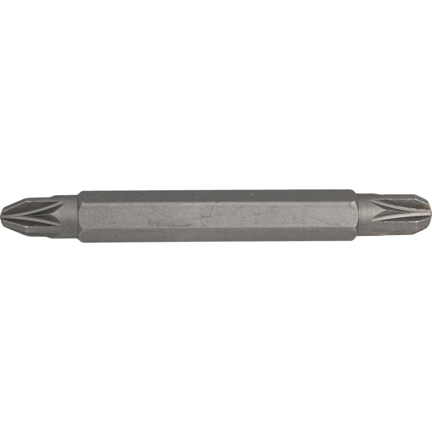 No.1+No2x60mm POZIDRIVS/DRIVER BIT 1/4" HEX