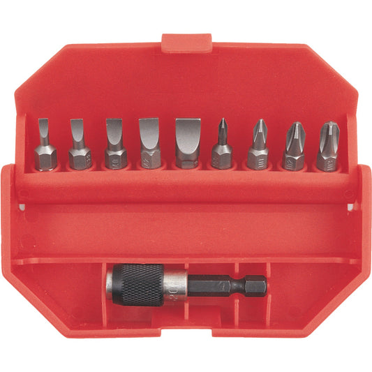 10-PCE SCREWDRIVER BIT SET