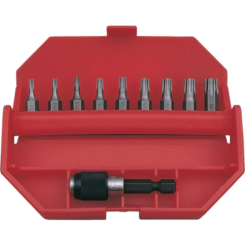 10-PCE SCREWDRIVER TORX BIT SET