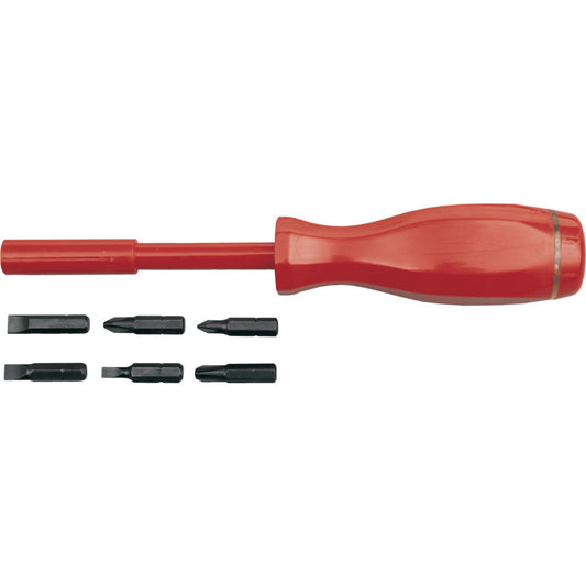 1/4" HEX BIT DRIVER SET C/W 6BITS