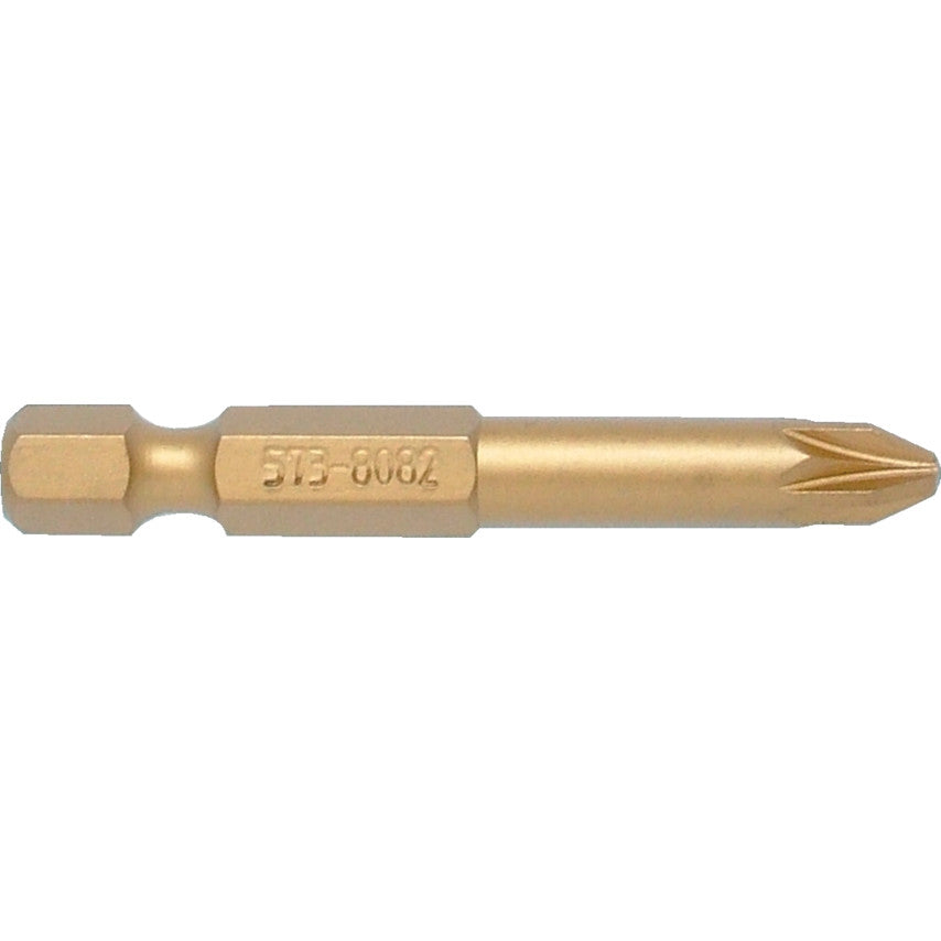 No.1 P/DRIV TiN COATED S/DRIVER BIT 1/4" DIR. DR.