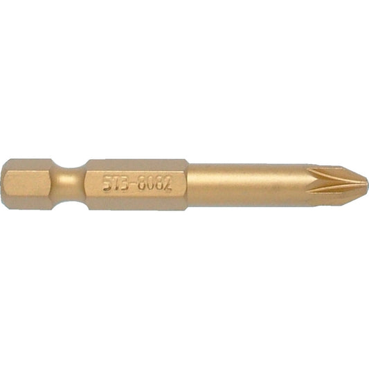 No.1 P/DRIV TiN COATED S/DRIVER BIT 1/4" DIR. DR.