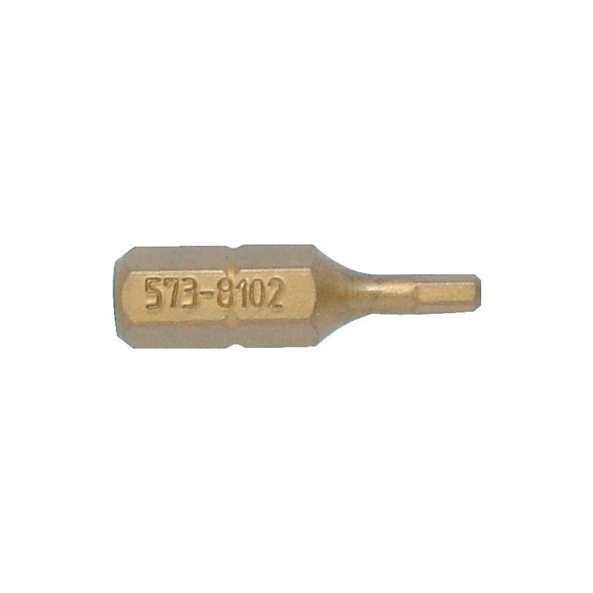 1/4" HEXx2.5mmx25mm TITANIUMSCREWDRIVER BIT