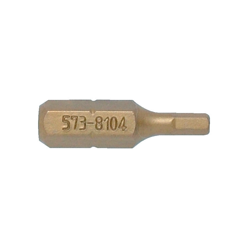 1/4" HEXx3.0mmx25mm TITANIUMSCREWDRIVER BIT