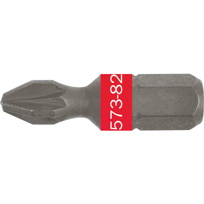 No.1x25mm POZIDRIVTORSION BIT 1/4" HEX