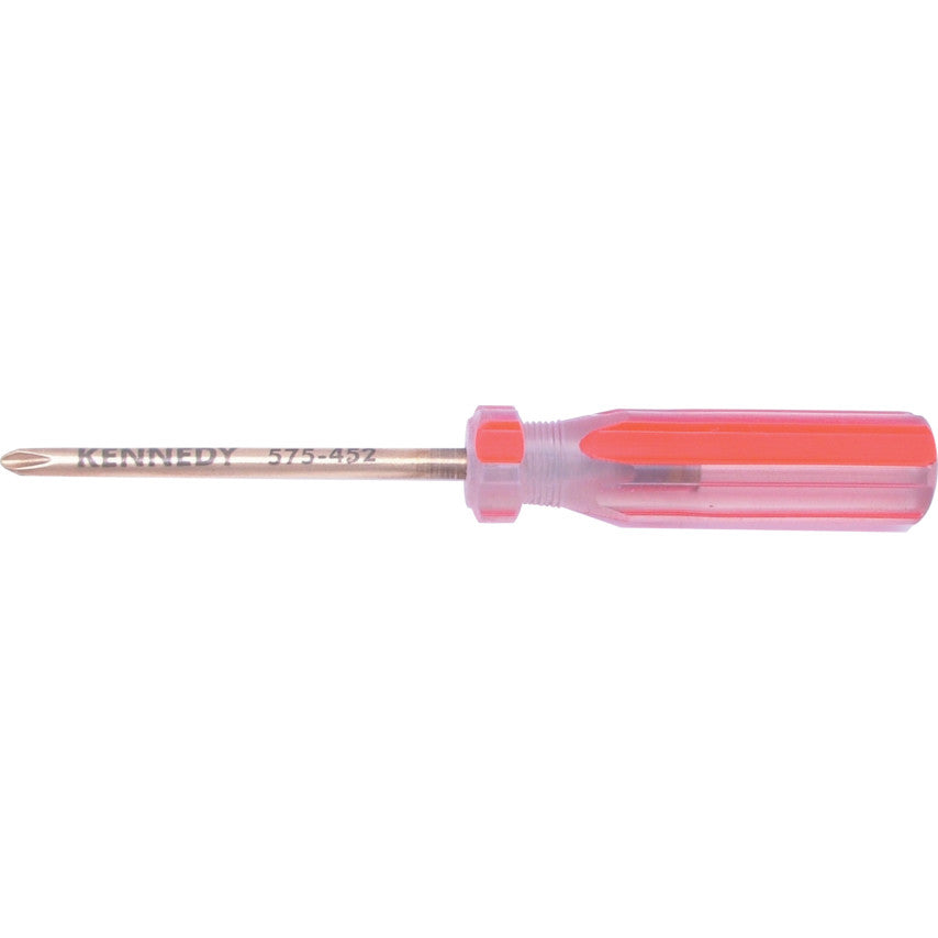 3" No1PT SPARK RESISTANTC/POINT SCREWDRIVER Be-Cu