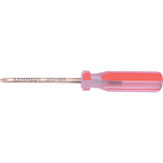 3" No1PT SPARK RESISTANTC/POINT SCREWDRIVER Be-Cu