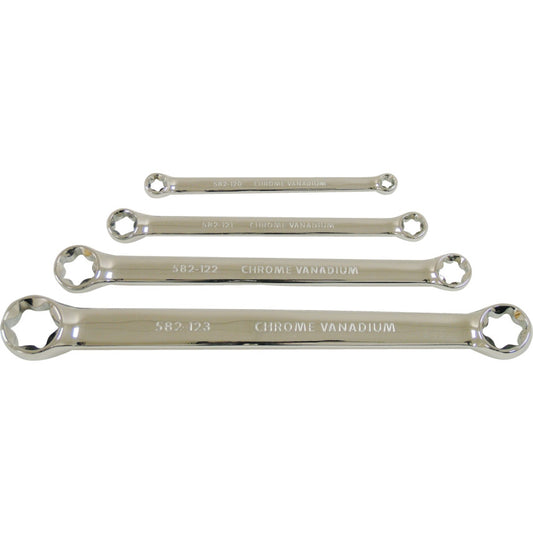 E6 - E24 TORX RING SPANNER SET4PC