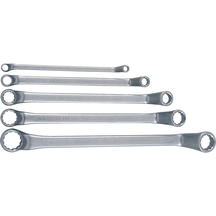 1/4-7/8"AF CV RING SPANNER SET5PC