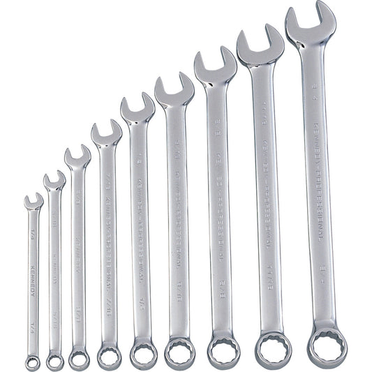 1/4"-3/4" PROF COMBINATIONSPANNER SET 9PC