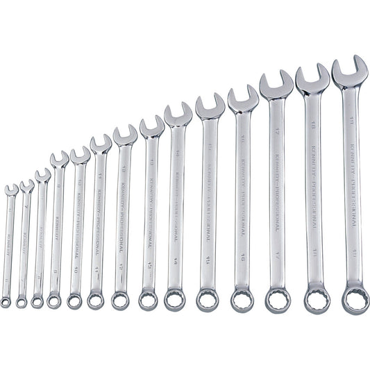 6-19mm OFFSET CV COMBINATIONSPANNER SET 14PC