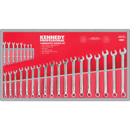 6-32mm PROFESSIONAL COMBINATIONSPANNER SET 26PC