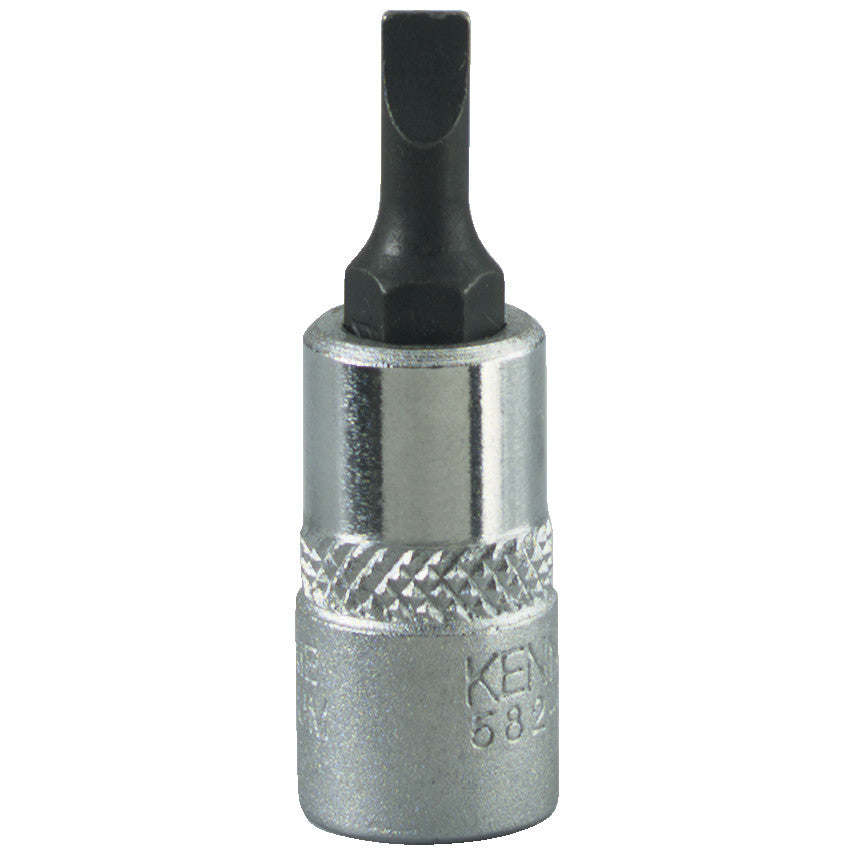 ลูกบล็อกเดือยโผล่ 4 มิล SLOTTED SCREWDRIVER BIT 1/4 นิ้ว รหัส KEN5824700K