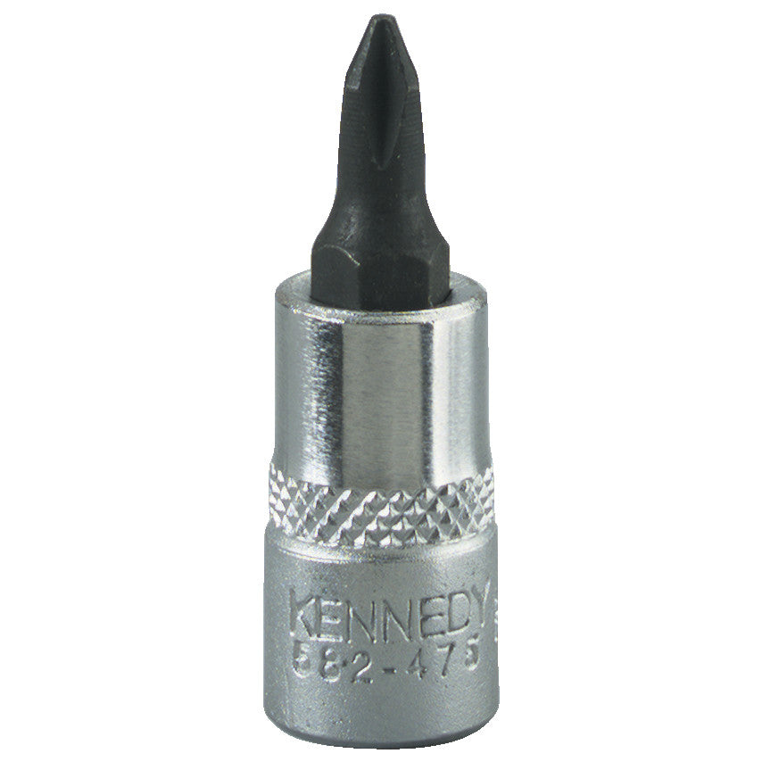 ลูกบล็อกเดือยโผล่ ลูกบล็อก เบอร์ No.1 PHILLIPS SCREWDRIVER BIT 1/4 นิ้ว รหัส KEN5824750K