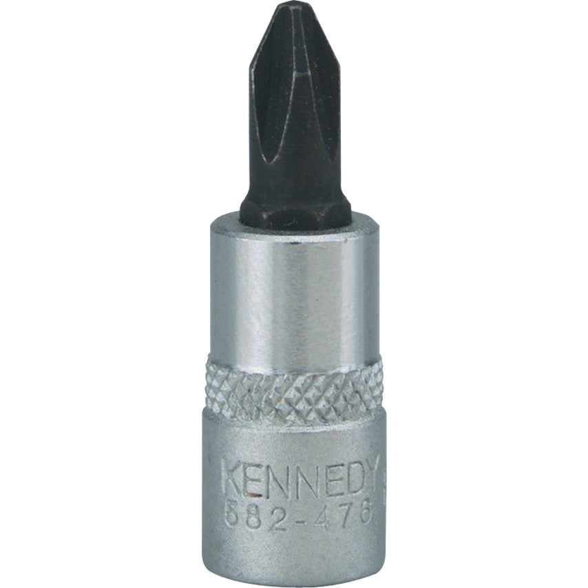 ลูกบล็อกเดือยโผล่ ลูกบล็อก เบอร์ No.3 PHILLIPS SCREWDRIVER BIT 1/4 นิ้ว รหัส KEN5824770K