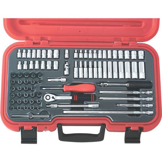 82PC MM/AF/BA/TQ SOCKETSET 1/4"SQ DR