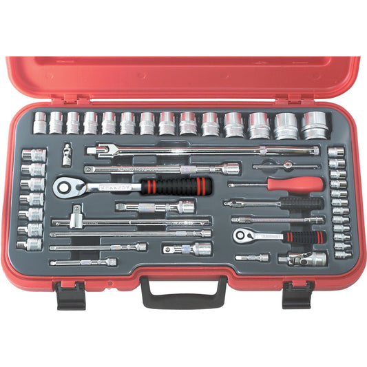 50PC 4-36mm SOCKET SET 1/4-1/2"SQ DR