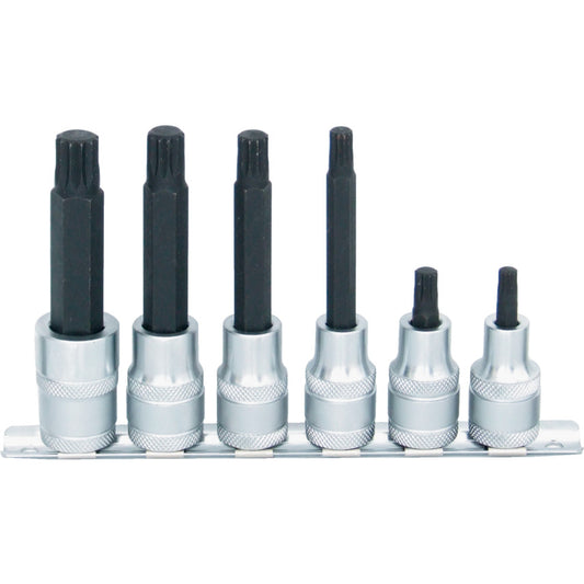 M6-M14 SPLINE SCREWDRIVER BIT SET6PC