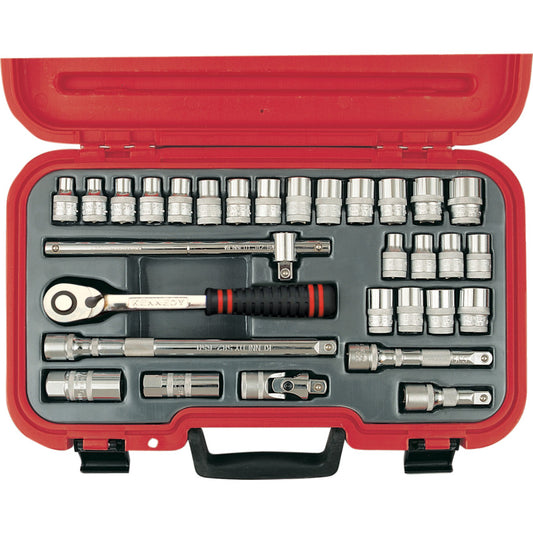 MM/AF SOCKET SET 30PC 1/2" SQ DR