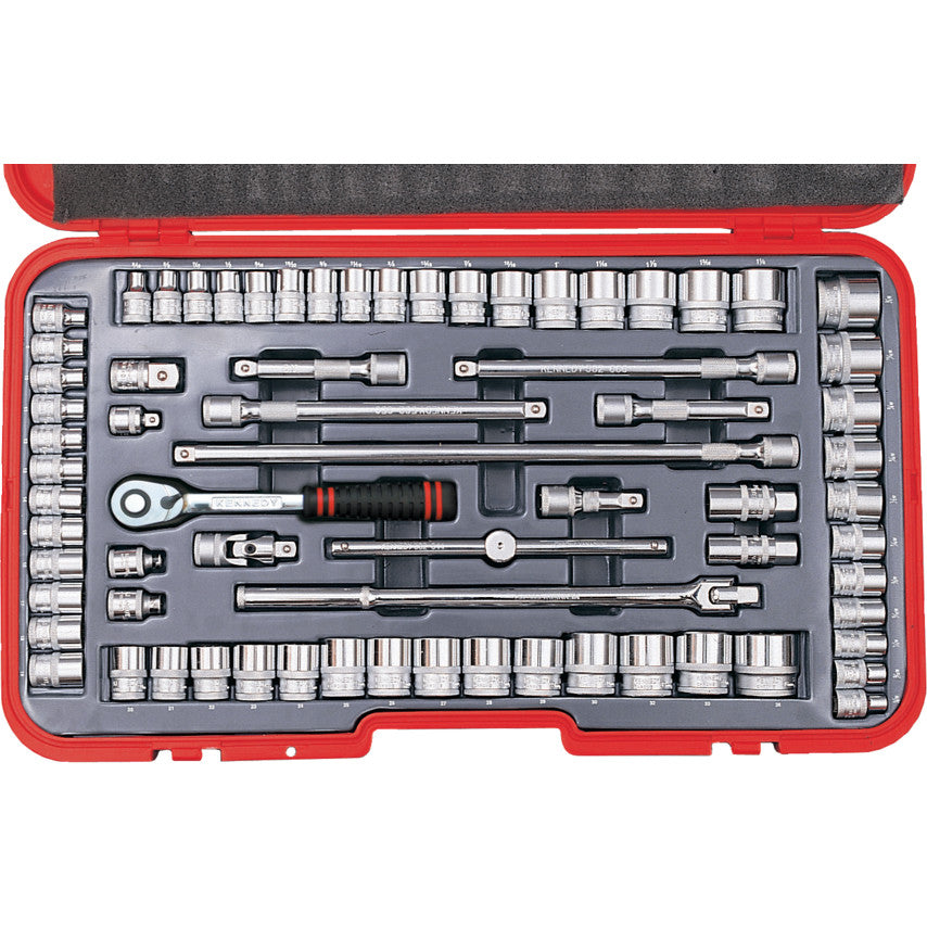 MM/AF/WHIT SOCKET SET 70PC 1/2"SQ DR