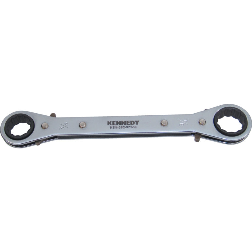 3/4"x7/8" STRAIGHT RATCHET RINGWRENCH