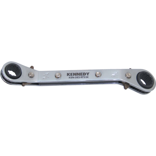 3/8"x7/16" OFFSET RATCHET RINGSPANNER