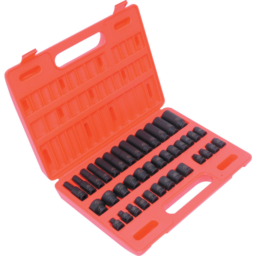 PSD39MA 3/8" SQUARE DRIVE IMPACTSOCKET SET 39PC