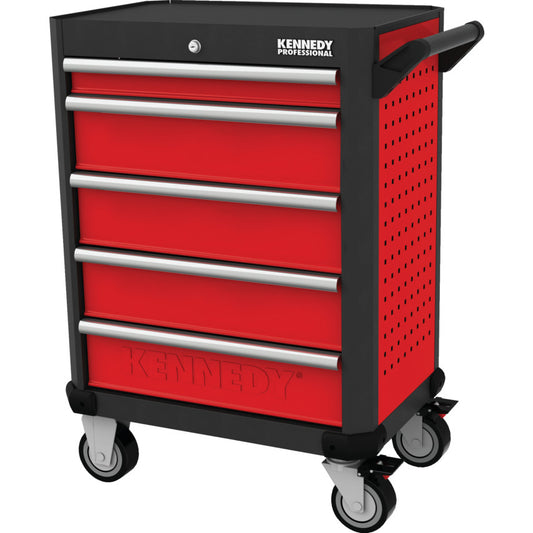 RED-28" 5 DRAWER PROFESSIONALROLLER CABINET