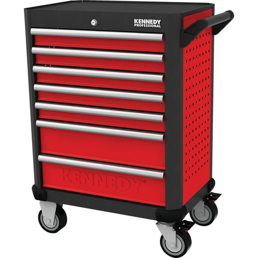 RED-28" 7 DRAWER PROFESSIONALROLLER CABINET