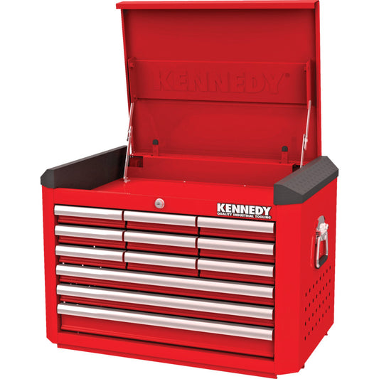 RED-28" 12 DRAWER TOP CHEST