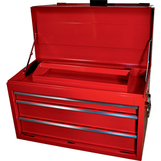 RED 3-DRAWER PROFESSIONAL TOOLCHEST