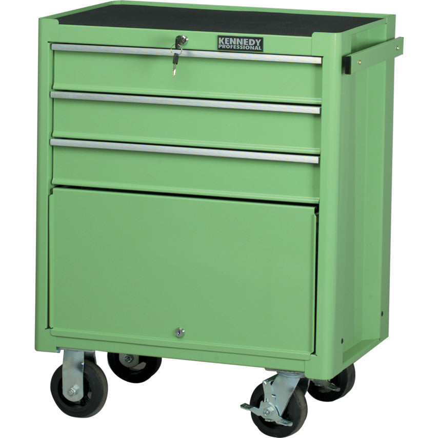 GREEN 3-DRAWER PROFESSIONALROLLER CABINET