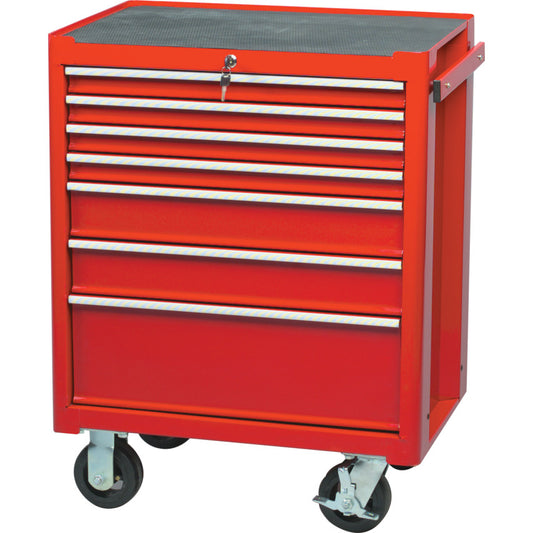 RED 7-DRAWER PROFESSIONALROLLER CABINET