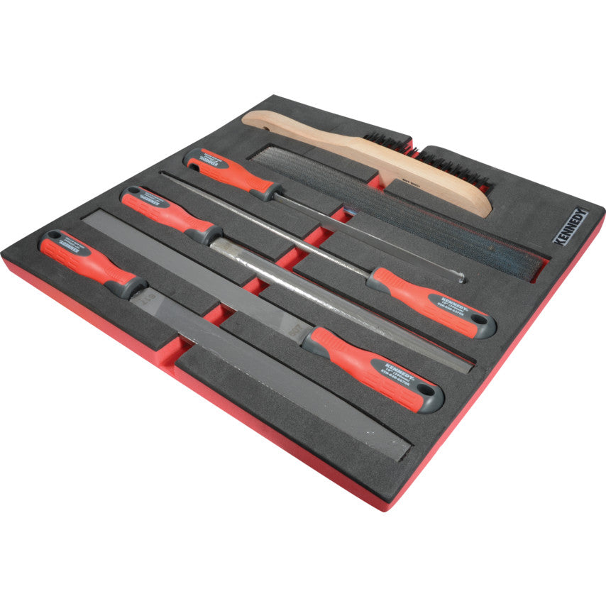 7PCS FILE SET WITH FOAM  T0691