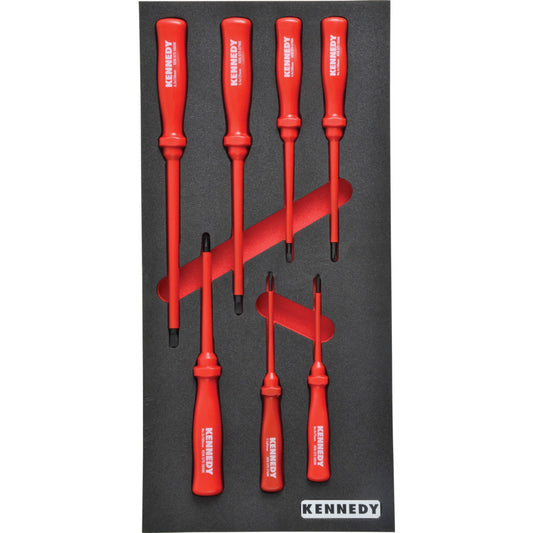 7PCE INSULATED VDE SCREWDRIVERSET WITH FOAM M1832